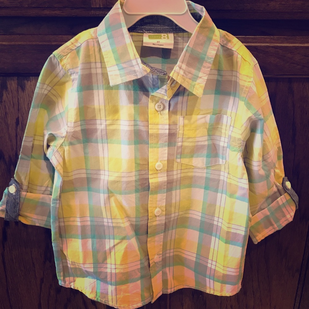 NWT Crazy 8 Toddler Longsleeve Collar Shirt